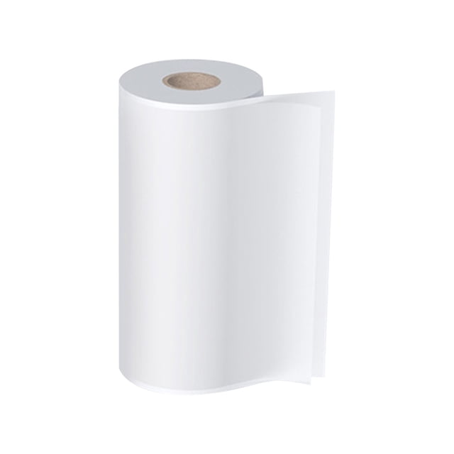 Papel de impresión de etiquetas para impresora Bluetooth, translúcido y adhesivo, para etiquetas térmicas portátiles, papelería de oficina, papel de impresión de etiquetas.