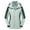 30-Ski Jackets-Mint Green, variant on SELONE Ski Jackets for Women Fleece Windproof Waterproof Long Sleeve Coat Hooded Neck Mid-Length Zip Up Jacket Loose Casual Outerwear with Pockets Winter Overcoat Outwear Coat Clothes Green XS