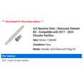 thumbnail image 2 of A/C Receiver Drier / Desiccant Element Kit - Compatible with 2017 - 2024 Chrysler Pacifica 2018 2019 2020 2021 2022 2023, 2 of 2
