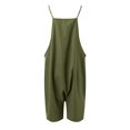 thumbnail image 5 of HBFAGFB Combinaison Mode Femme Sans Manches Boutonnée Short Grand avec Poches Vert Taille g, 5 of 5