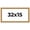 Bhutan, variant on 32x15 Frame Gold Real Wood Picture Frame Width 1.5 inches | Interior Frame Depth 0.5 inches |