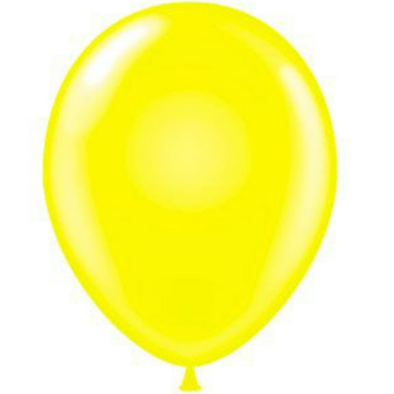 5" Tuftex Latex Balloons Yellow 50ct Made In USA