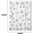 thumbnail image 1 of Cortinas de ducha Resistente al moho Cortina de ducha Lavable Tela de poliéster impermeable Cortinas de ba?o con 12 ganchos, Patte lindo y elegante XianweiShao  8390606432513, 1 of 1
