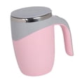 thumbnail image 4 of Vasos mezcladores automáticos, taza de café portátil para bebidas proteicas, mezclador eléctrico automático rosa con cable, 4 of 9
