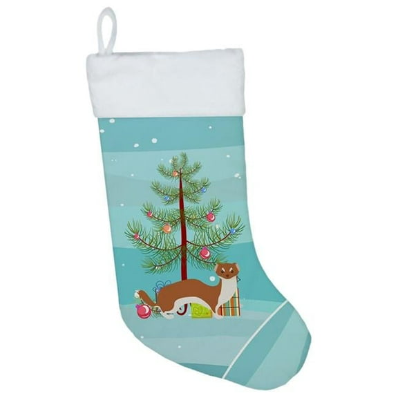 Carolines Treasures BB9237CS Weasel Christmas Christmas Stocking