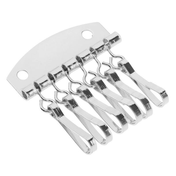 Llave con 6 llaveros - Ganchos para llaves estables como llave y para Plata