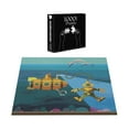thumbnail image 4 of Ambesonne Yellow Submarine Jigsaw Puzzle Durable Cardboard, Diver Dolphins, 1000 pcs, Petrol Blue and Ginger, 4 of 6