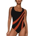 thumbnail image 4 of WILLBEST Trajes de Baño Niña Natación Talla Grande Traje de Baño Para Mujer Cuello En U Color Sólido Monokini Trajes de Baño Verano Ropa de Playa, 4 of 4