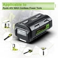 thumbnail image 2 of 4Pcs 6.0Ah Replace for Ryobi 40v Battery OP4015 OP4050A OP4040 OP4050 OP40201 Compatible with Ryobi 40V Cordless Power Tools, 2 of 5