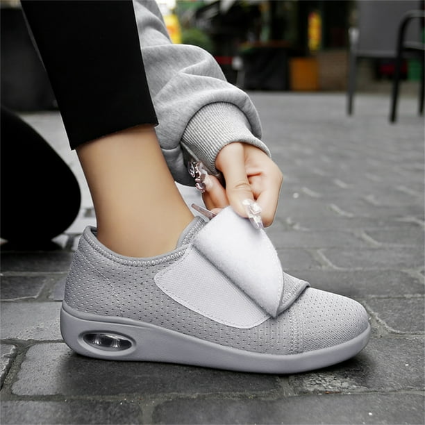 Chaussure Femme Chaussures Orthopédiques Pieds Larges Confort Chic Sneakers Chaussures De Marche À Plateforme Légères Et Confortables Amortissement pour Running Tennis Fitness Baskets