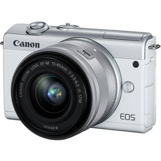 Canon EOS Kiss M / M50 Mirrorless Camera – White - Walmart.com