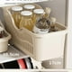 thumbnail image 3 of Kitchen Storage Basket with Wheel, Household Plastic Snack Toy Storage, Kitchen Cabinet Storage Box, 3 of 5