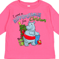 thumbnail image 4 of Inktastic I Want a Hippopotamus for Christmas Boys or Girls Long Sleeve Toddler T-Shirt, 4 of 5