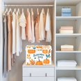 thumbnail image 4 of Yayeee Collapsible Cube Storage Bin with Lid Fabric Closet Decorative Basket with Handles, Pumpkins Pattern, 4 of 7