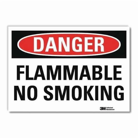 Lyle Danger Sign,10inx14in,Reflctv Sheeting U3-1505-RD_14X10