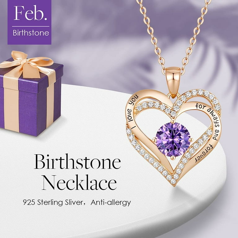 Walmart jewelry birthstone necklace sale