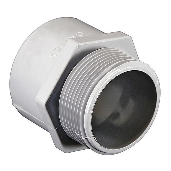 Cantex 5140106C 1.25 in. PVC Male Terminal Adapter