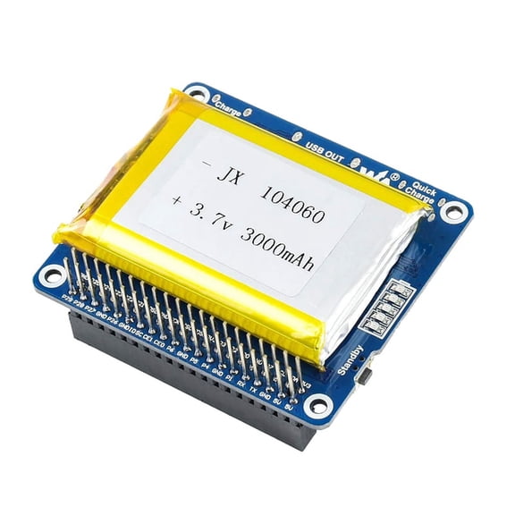 3000Mah -Polymer Battery HAT for Integrates SW6106 Chip