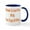 White/Navy Inside, variant on CafePress - Matzah And Wine Passover Mug - 11 oz Ceramic Mug - Novelty Coffee Tea Cup