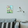 thumbnail image 3 of Stupell Industries Cute Baby Elephant Family Animal Blue Watercolor Painting Wall Plaque Art by George Dyachenko, 3 of 3