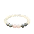 thumbnail image 2 of Pulsera de cristal de piedra natural para hombre y mujer, elegante bisutería boho unisex hecha a mano con cuentas, para uso diario y outfits informales, 2 of 6