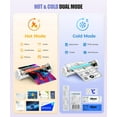 thumbnail image 4 of Tigebraver 9 Inch Portable Laminator Machine With Anti-Jam Tech, All-In-One A4 Thermal Laminator With Trimmer & Corner Rounder For Home, Office, School & Business, 40 Sheets Included (White), 4 of 7