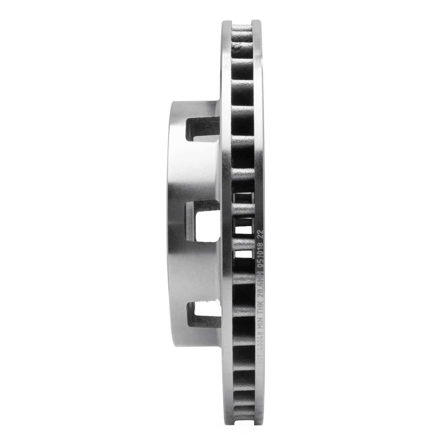 Dynamic Friction Company 631-40048R DFC Brake Rotor - Drilled And Slotted - Silver