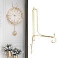 thumbnail image 3 of Clock Frame Metal Circular Porcelain Plate Handicraft Bracket Display Frame Suitable for Displaying Clocks Certificates, And Photo Frames In Home Offices, 3 of 9
