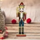 thumbnail image 5 of Figura de Cascanueces de Navidad Adorno de Mesa Cascanueces de Madera 10 pulgadas de Alto para Estilo A, 5 of 9