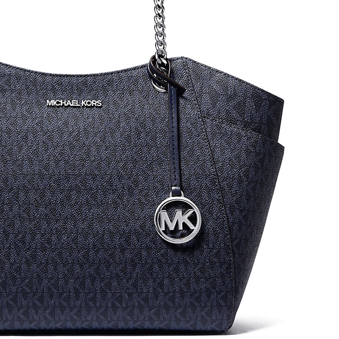 Michael Kors Jet Set Travel Large Logo Tote, Vanilla