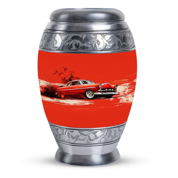 Artistic Rush of Retro Speed - Urns For Cremation Ashes Female - Floral Tribute - Botanical Urn for Garden Souls - Blossoming Ashes Case - 3 Inch, 1 Pc