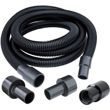 POWERTEC 10ft. Dust Collection Hose Kit with 5 Fittings for Woodworking Power Tools Home and Wet/Dry Shop Vacuums  (70347)