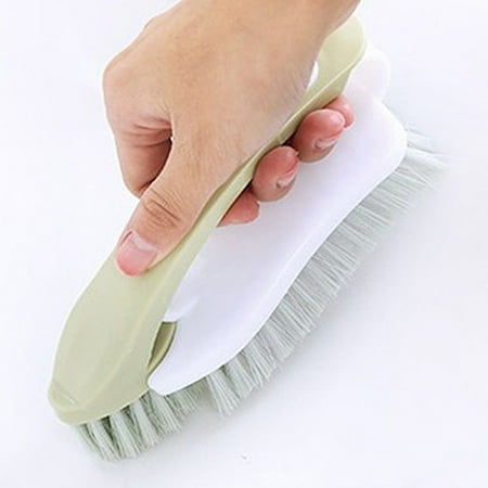 

Voguele Household Scrub Brush Cleaning Scrubbing Brushes Washing Soft Bristle Shoe Removable Multifunctional green none