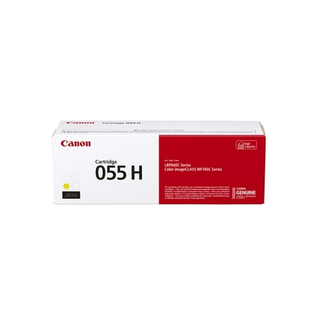 UPC: 0013803309294 | Genuine Canon Toner 055 Yellow High Capacity – Yields Up To 5 900 Pages