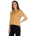 thumbnail image 4 of Inkmeso T-shirt à Épaules Tombantes et Col Rond pour Femmes, Coupe Décontractée pour l'Été, 4 of 7
