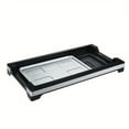 thumbnail image 4 of 2IN1 Electric Smokeless Indoor Grill, 1800W Fast Heat Up BBQ Grill, Nonstick Cooking Surface, 5 Levels Adjustable Temperature, Dishwasher Safe Removable Water Tray-Easy To Clean, Cool-touch Handles,, 4 of 7