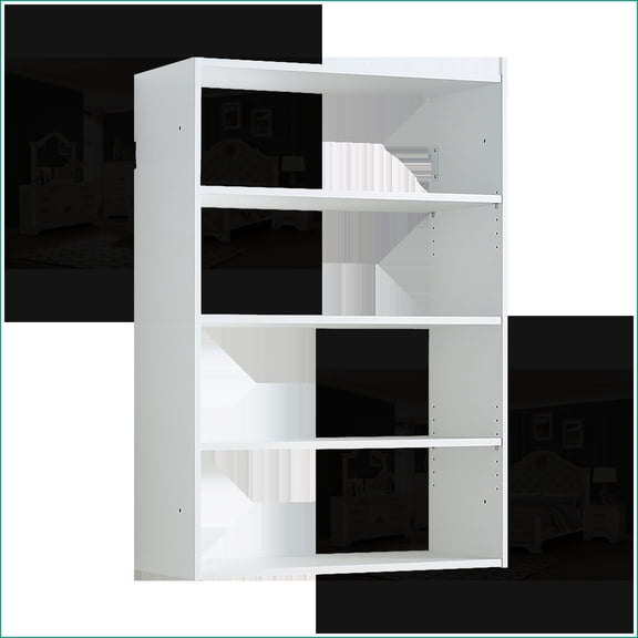 Closet Systems | Devi Modular Wall-Mounted Wood Closet | White | Wood