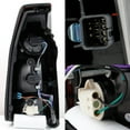 thumbnail image 2 of AKKON - For Cadillac CTS Projector Halogen Type Black Headlights Replacement + Red Tail Lights Combo Pair Set, 2 of 7