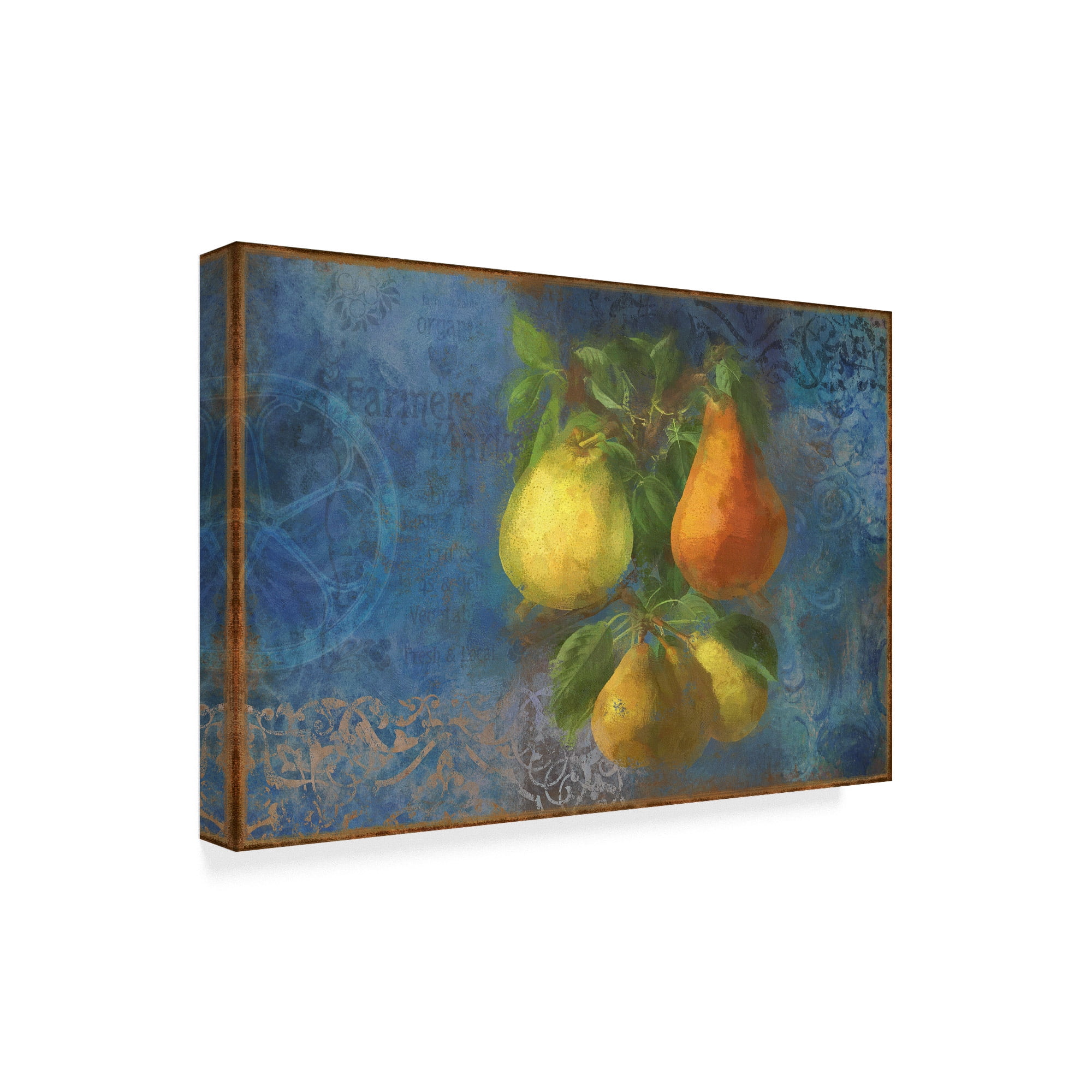 Trademark Fine Art 'Pears Fruit Series' Canvas Art by Cora Niele