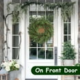 thumbnail image 4 of Yastouay 24 inch Christmas Wreaths for Front Door, Christmas Norfolk Pine Wreath with Pinecones for Indoor Outdoor Wall Windows Christmas Home Decor, 4 of 8