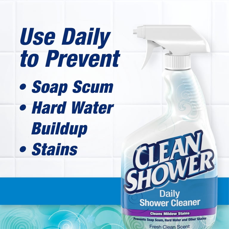 Clean Shower Daily Shower Cleaner Refill, Fresh Clean Scent, 60 Fl Oz photo 2