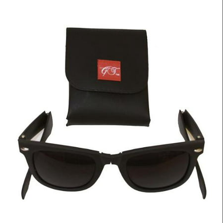 Foldable Matte Black Sunglasses + GT Case