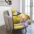 thumbnail image 4 of Custom Photo Throw Blanket Customized Pictures Blanket Personalized Soft Fleece Blanket for Family Wedding Birthday Christmas Valentines Day Gifts for Women Him Her, 4 of 6