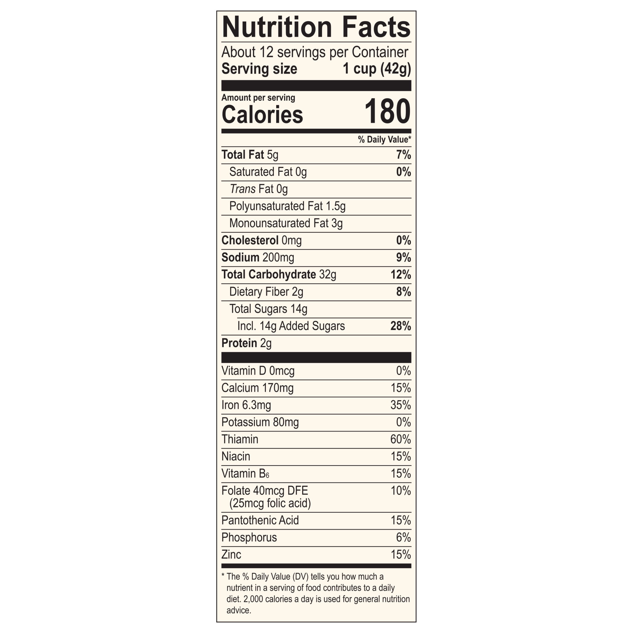 Mom's Best Crunchy Toasted Cinnamon Squares Cereal, Made with Whole Grain, Kosher, 17.5 Oz Box