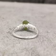 thumbnail image 2 of Natural Peridot Ring, Rough Peridot Gemstone Ring, August Birthstone, Wire Band, 925 Sterling Silver, Womens Ring, Christmas, Thanksgiving, Handmade, Statement Jewelry, Rough Gemstone Jewelry, 2 of 6