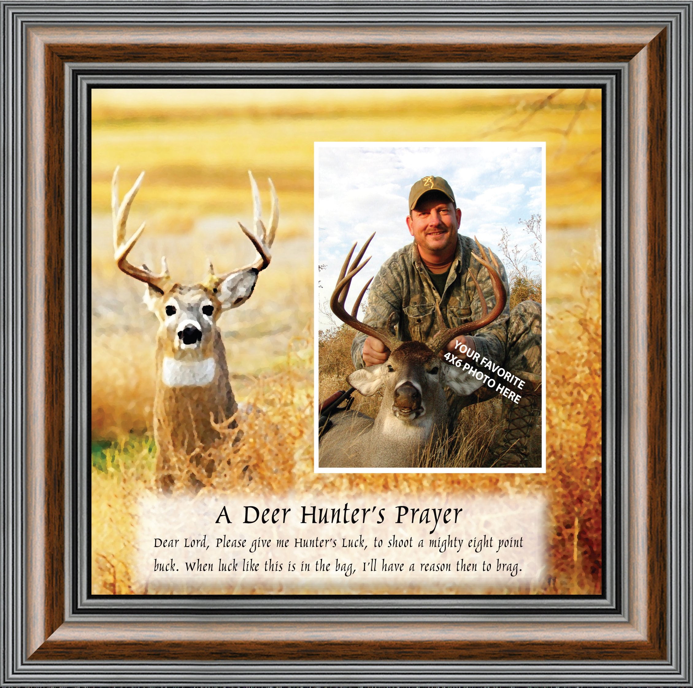 Deer Hunting // First Elk // Photo Frame // Picture Frame // Custom Engraved 