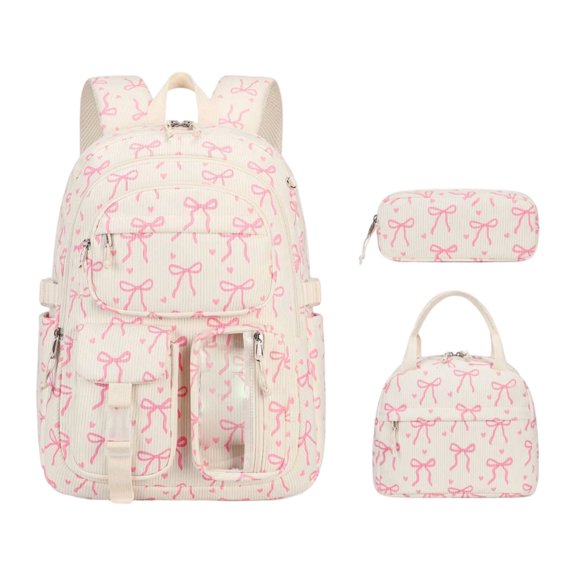Backpack for Women Travel Laptop Backpack College Bookbag Backpack with Lunch Bag Pencil Bag
