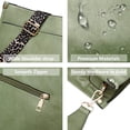 thumbnail image 4 of AUYOCO Bolso bandolera de piel vegana para mujer, bolso cruzado con correa para guitarra, bolsillos con cremallera, bolso de hombro, 4 of 5