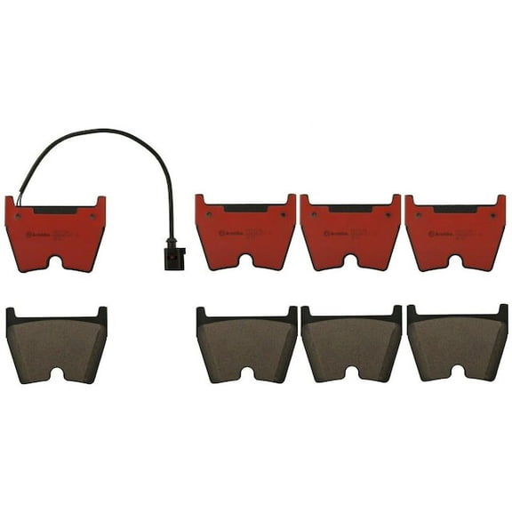 Front Brake Pad Set - Compatible with 2017 - 2020 Audi RS3 2018 2019