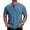 38# Blue, variant on Mens Henley Shirts Lightweight Casual Summer 3 Button Tees Tops Cotton Classic Work Blend T-Shirts with Pocket,Wine,L